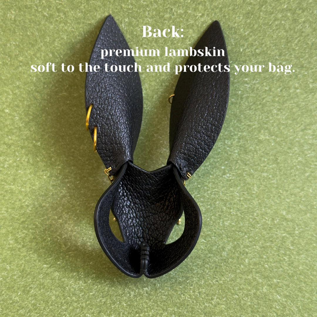 Snakeskin & Calfskin Bunny Bag Charm — product photograph 6