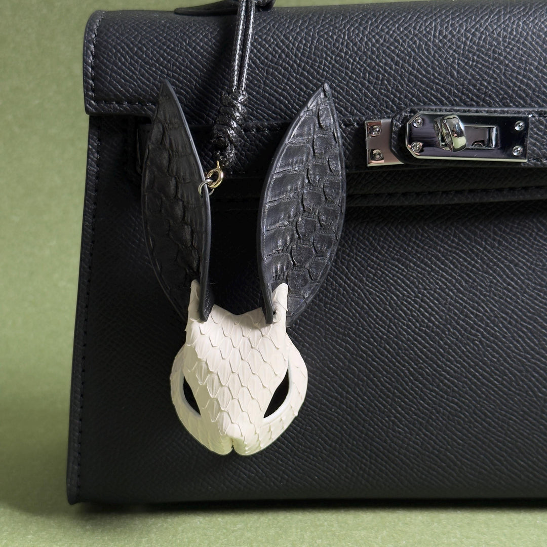 Leather Bunny Keychain & Bag Charm — product photograph 4