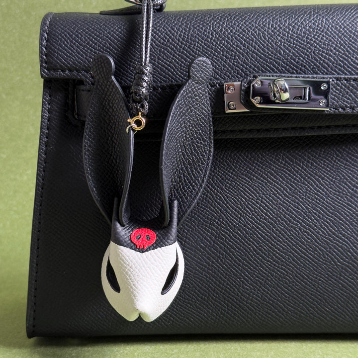 Leather Bunny Keychain & Bag Charm — product photograph 5