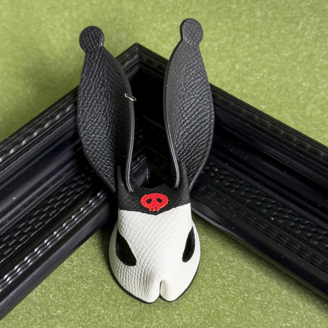 Leather Bunny Keychain & Bag Charm — product photograph 11