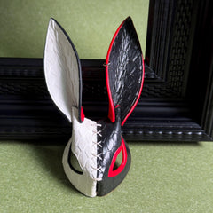 Leather Bunny Keychain & Phone Charm — product photograph 12