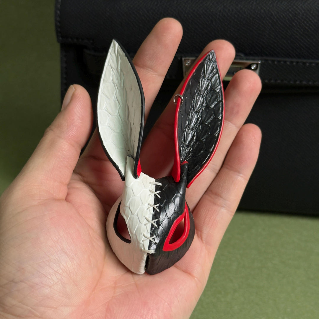Leather Bunny Keychain & Phone Charm — product photograph 15