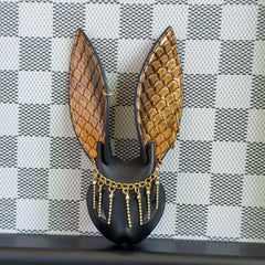 Snakeskin & Calfskin Bunny Bag Charm — product photograph 11