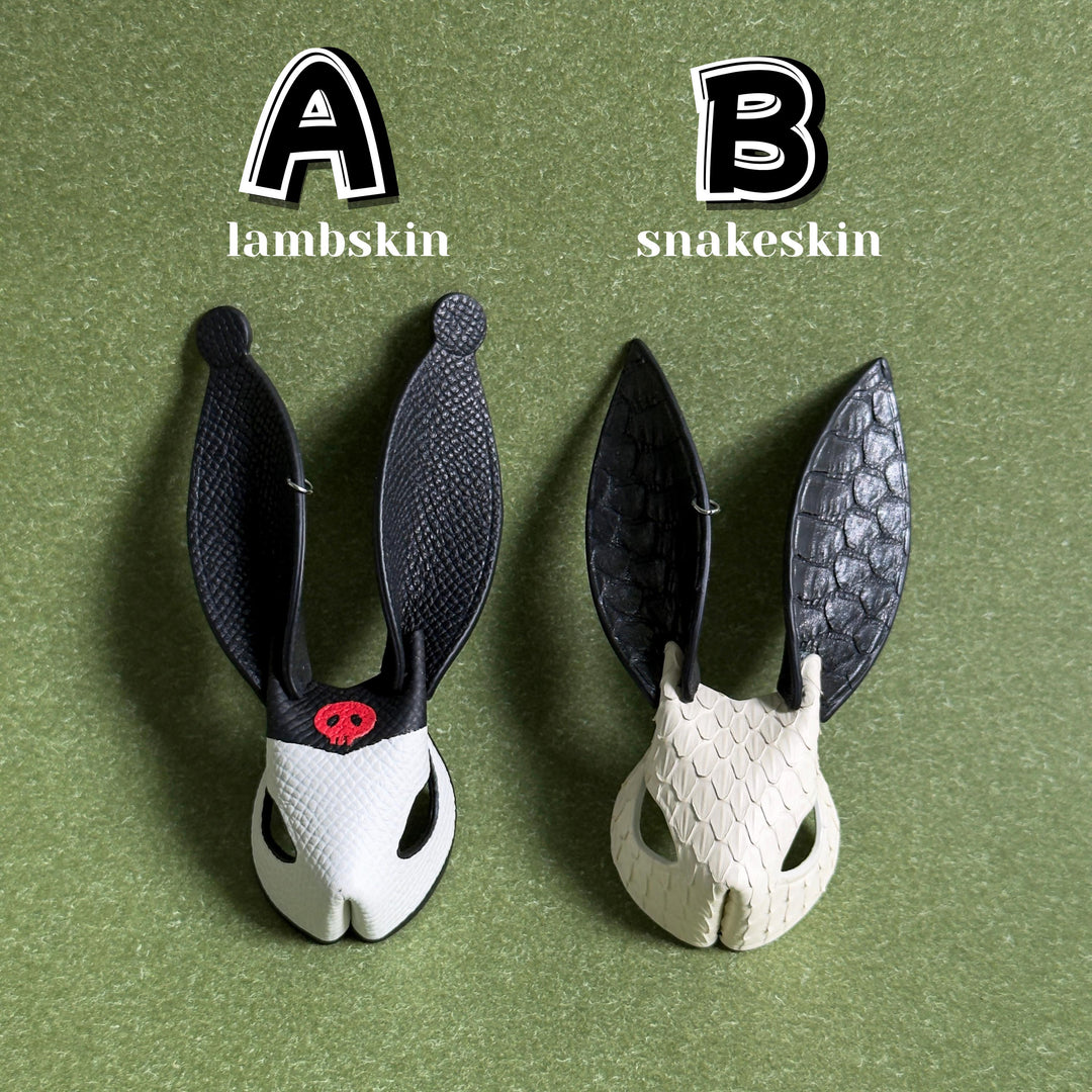 Leather Bunny Keychain & Bag Charm — product photograph 2
