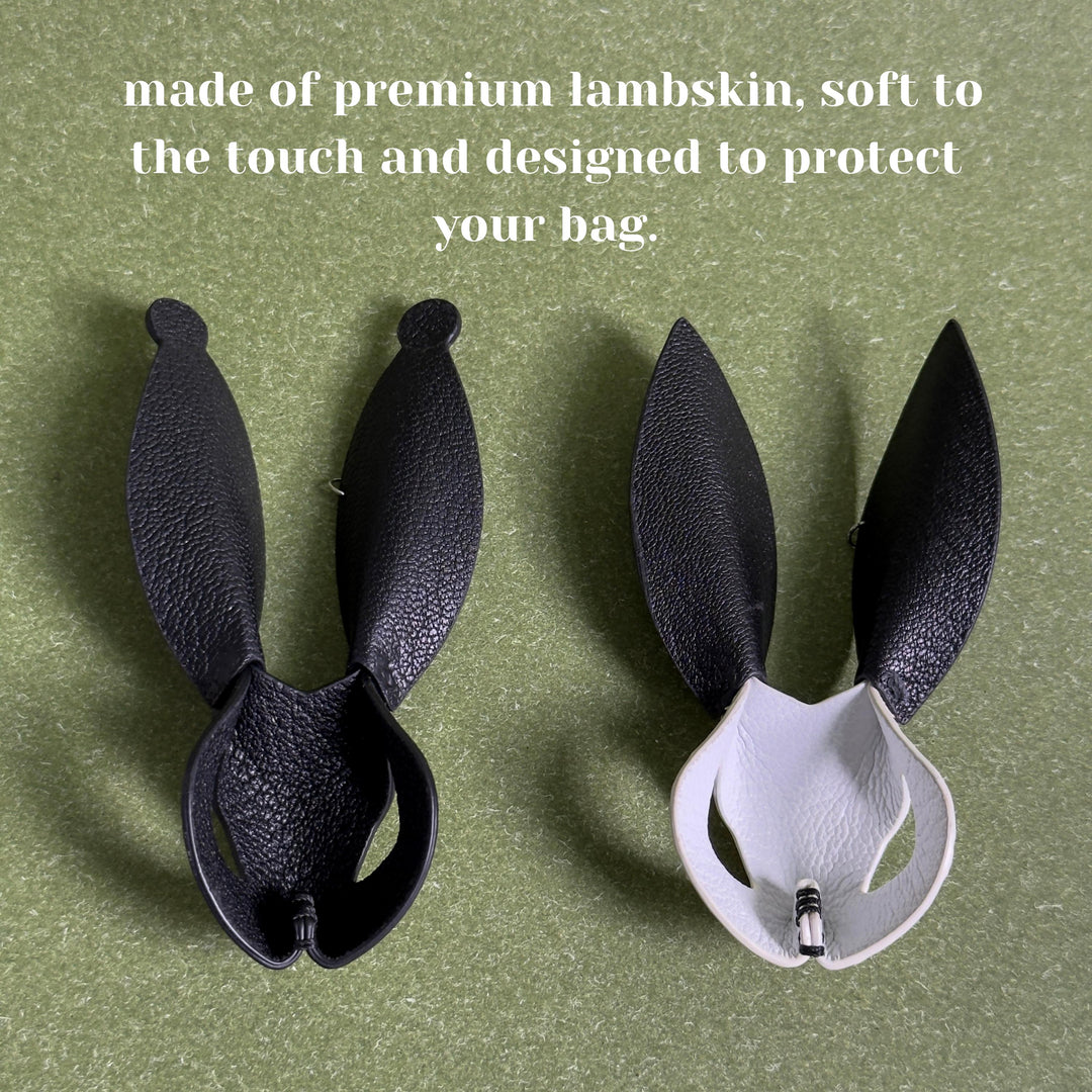 Leather Bunny Keychain & Bag Charm — product photograph 3