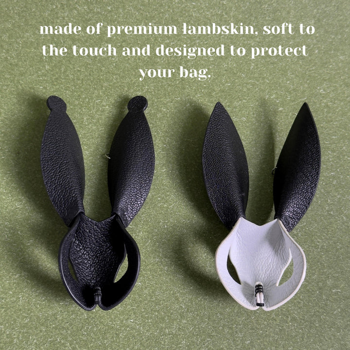 Leather Bunny Keychain & Bag Charm — product photograph 3