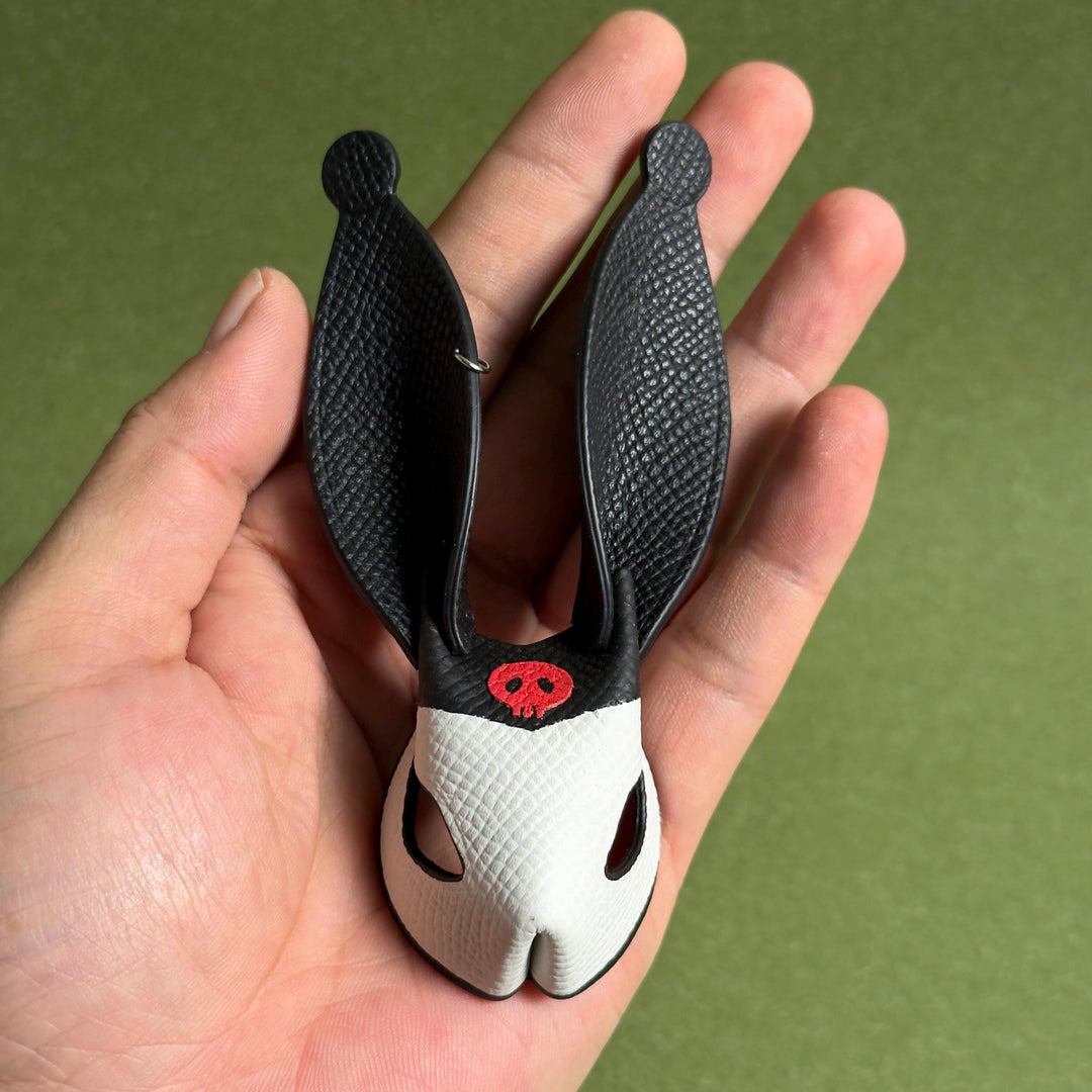 Leather Bunny Keychain & Bag Charm — product photograph 14