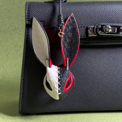 Leather Bunny Keychain & Phone Charm — product photograph 5