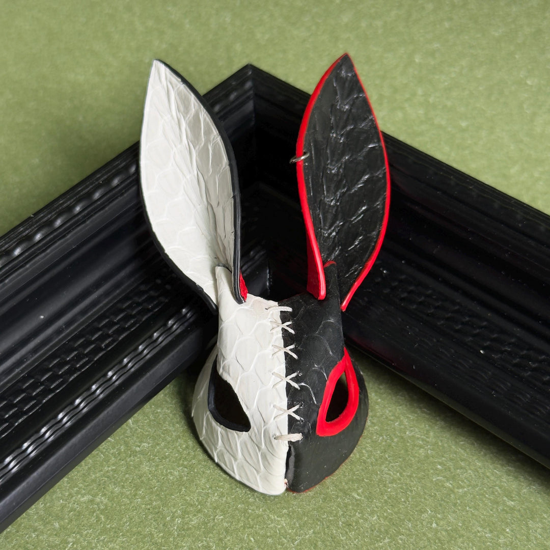 Leather Bunny Keychain & Phone Charm — product photograph 11