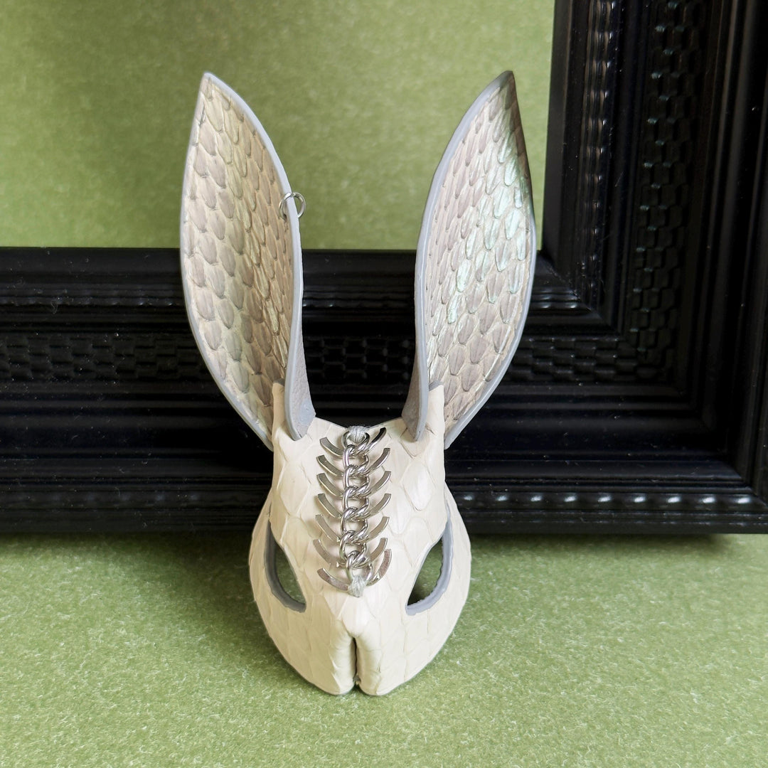Snakeskin & Lambskin Bunny Keychain — product photograph 12