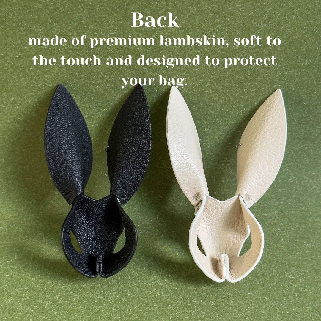 Snakeskin & Lambskin Bunny Bag Charm — product photograph 3