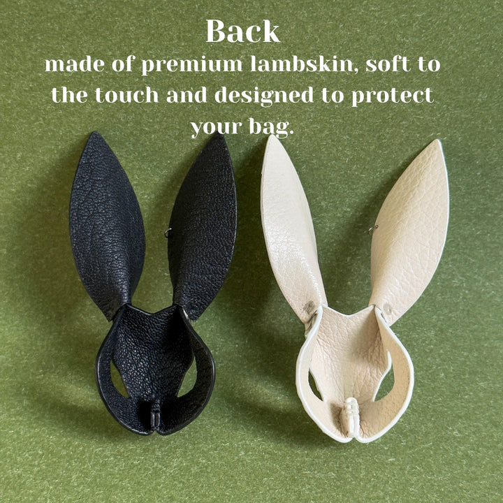 Snakeskin & Lambskin Bunny Bag Charm — product photograph 3