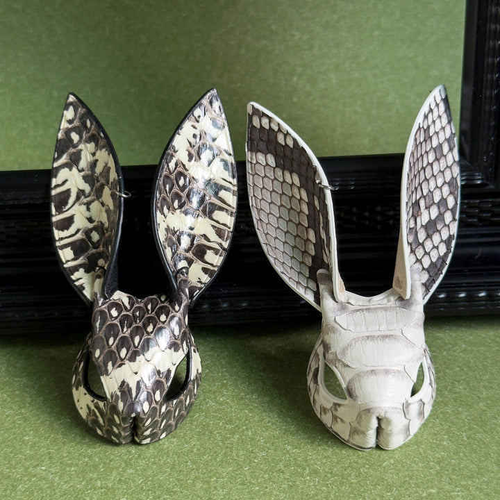 Snakeskin & Lambskin Bunny Bag Charm — product photograph 14