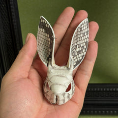 Snakeskin & Lambskin Bunny Bag Charm — product photograph 16