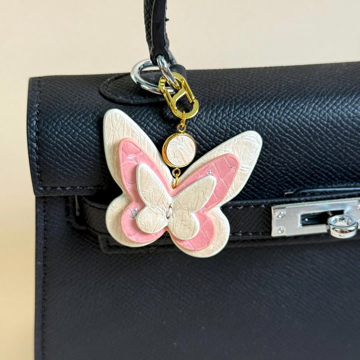 Leather Butterfly Zipper Charm — product photograph 3