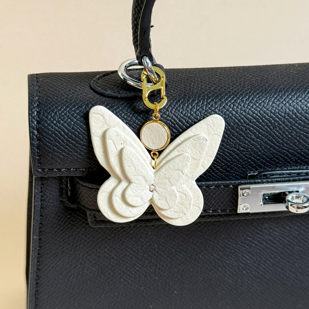 Leather Butterfly Zipper Charm — product photograph 4