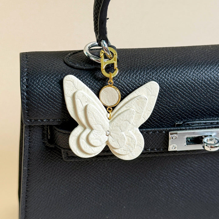 Leather Butterfly Zipper Charm — product photograph 4