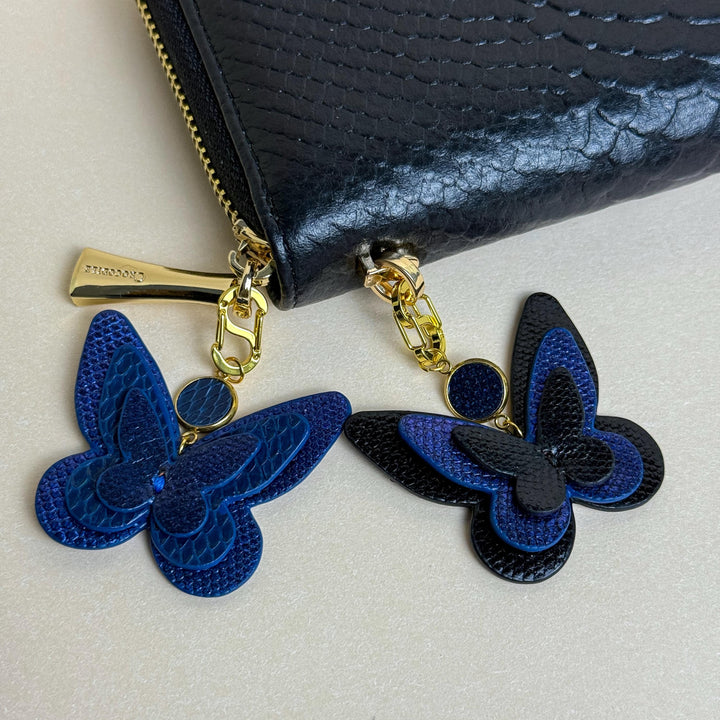 Mini Leather Butterfly Purse & Zipper Charm — product photograph 6
