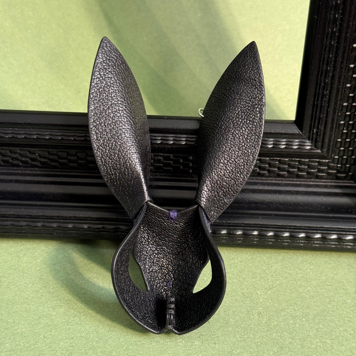 Blue-Purple Iridescent Snakeskin Bunny Charm — product photograph 11