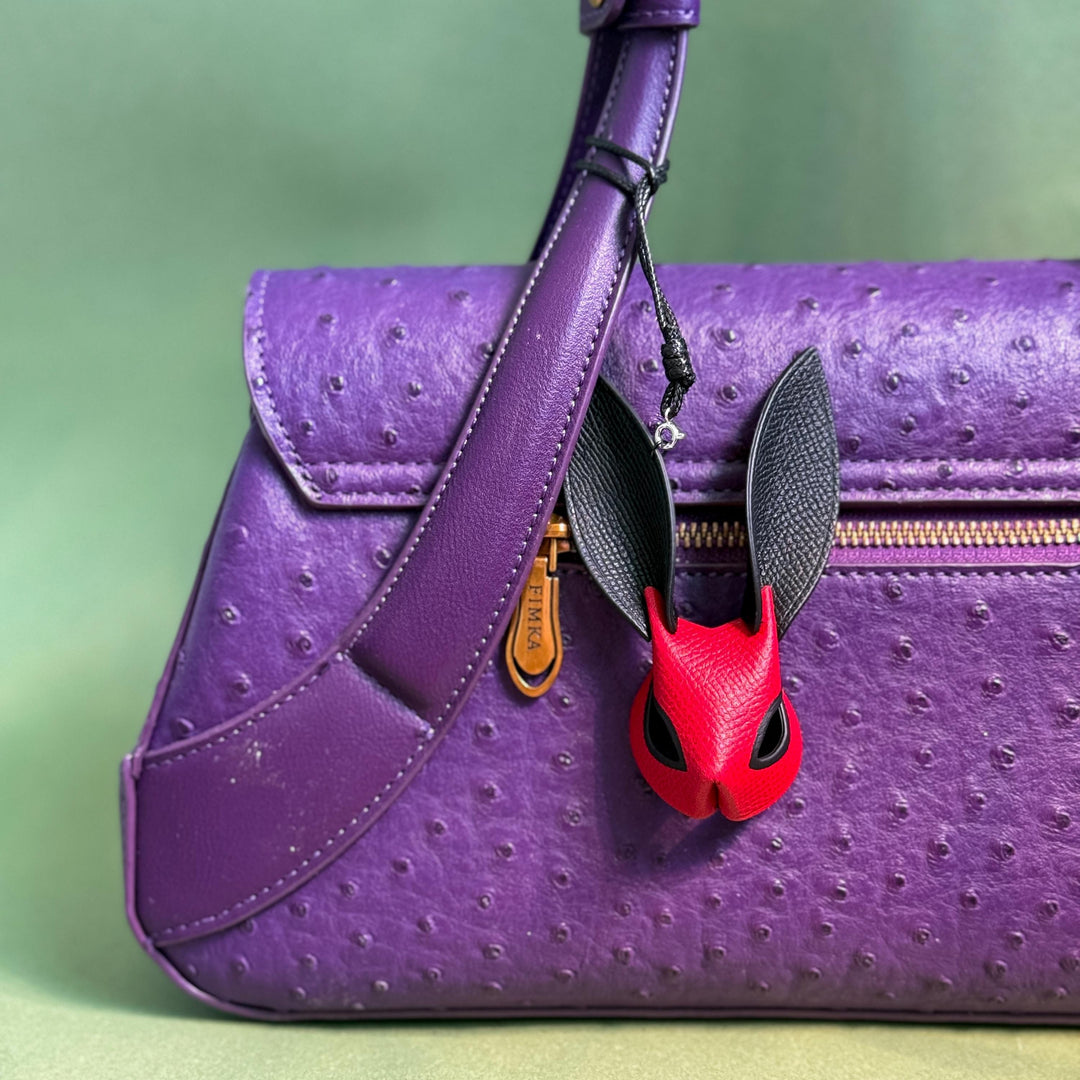 Antihero Lambskin Bunny Bag Charm — product photograph 3