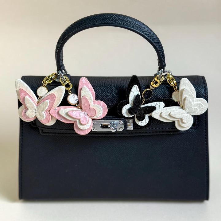 Leather Butterfly Zipper Charm — product photograph 6