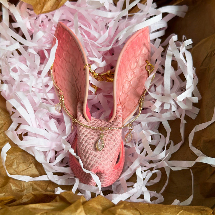 Lambskin & Snakeskin Bunny Bag Charm — product photograph 11