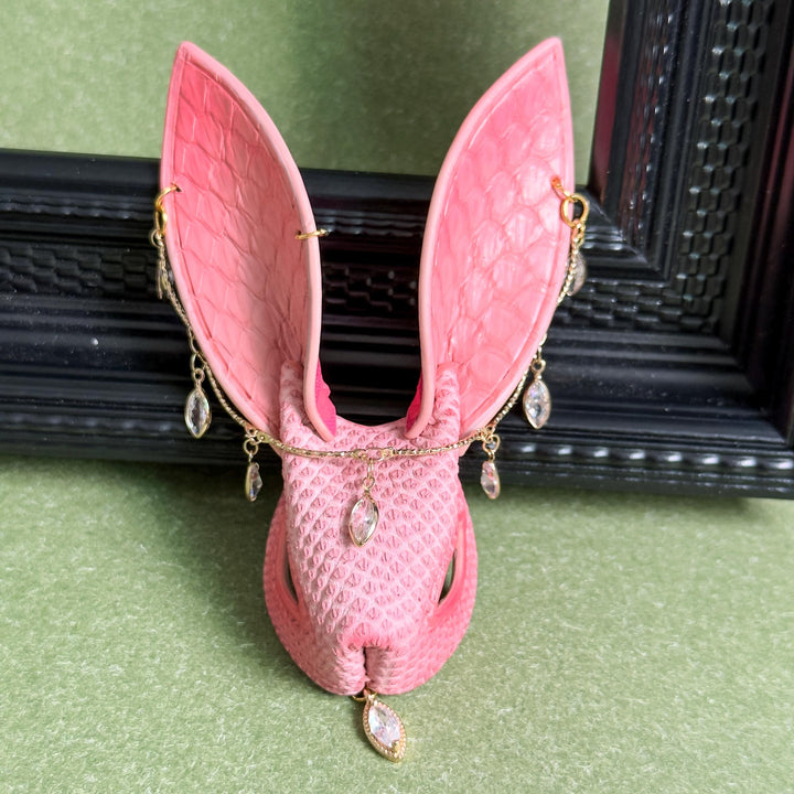 Lambskin & Snakeskin Bunny Bag Charm — product photograph 12