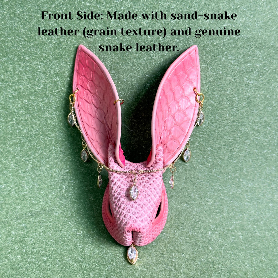 Lambskin & Snakeskin Bunny Bag Charm — product photograph 7