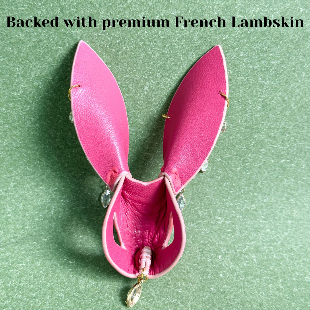 Lambskin & Snakeskin Bunny Bag Charm — product photograph 8
