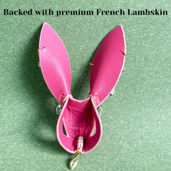Lambskin & Snakeskin Bunny Bag Charm — product photograph 8