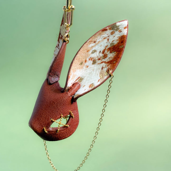 Whimsigoth Horsehair Bunny Bag Charm — product photograph 8