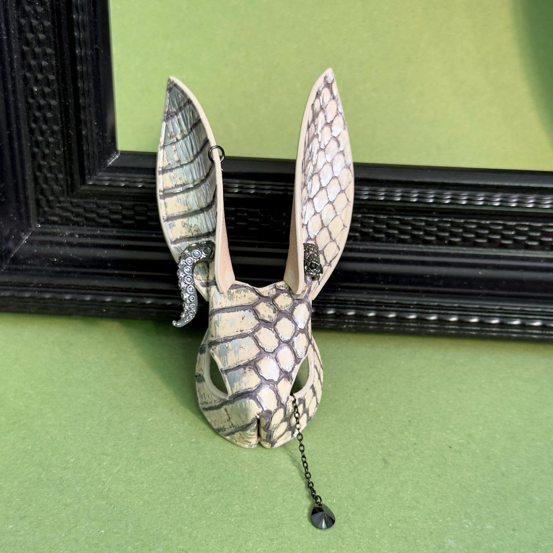 Snakeskin & Lambskin Bunny Bag Accessory — product photograph 9