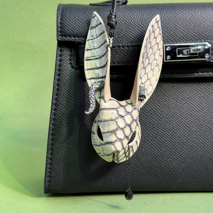 Snakeskin & Lambskin Bunny Bag Accessory — product photograph 1