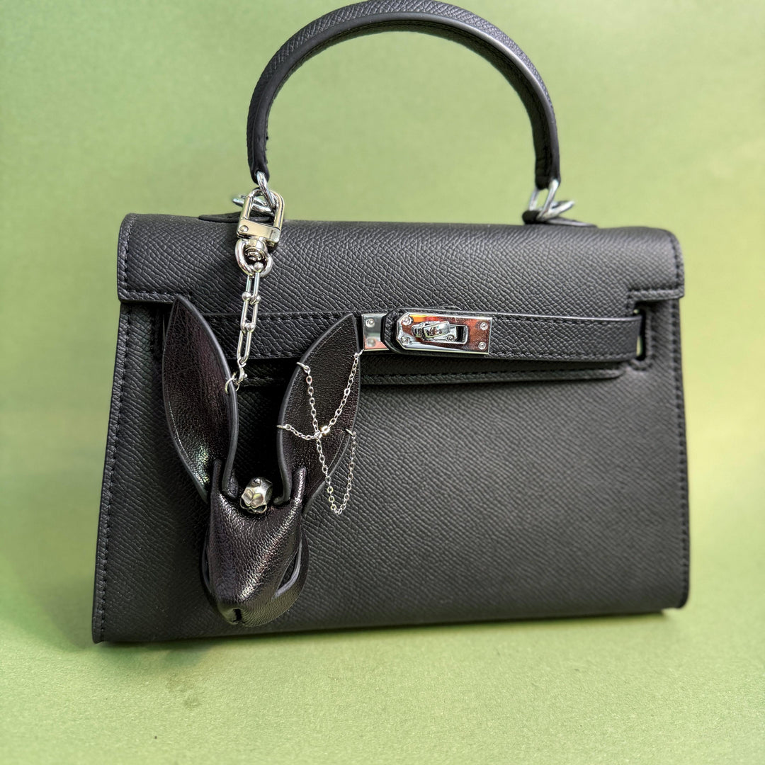 Wicked Lambskin Bunny Bag Charm — product photograph 4