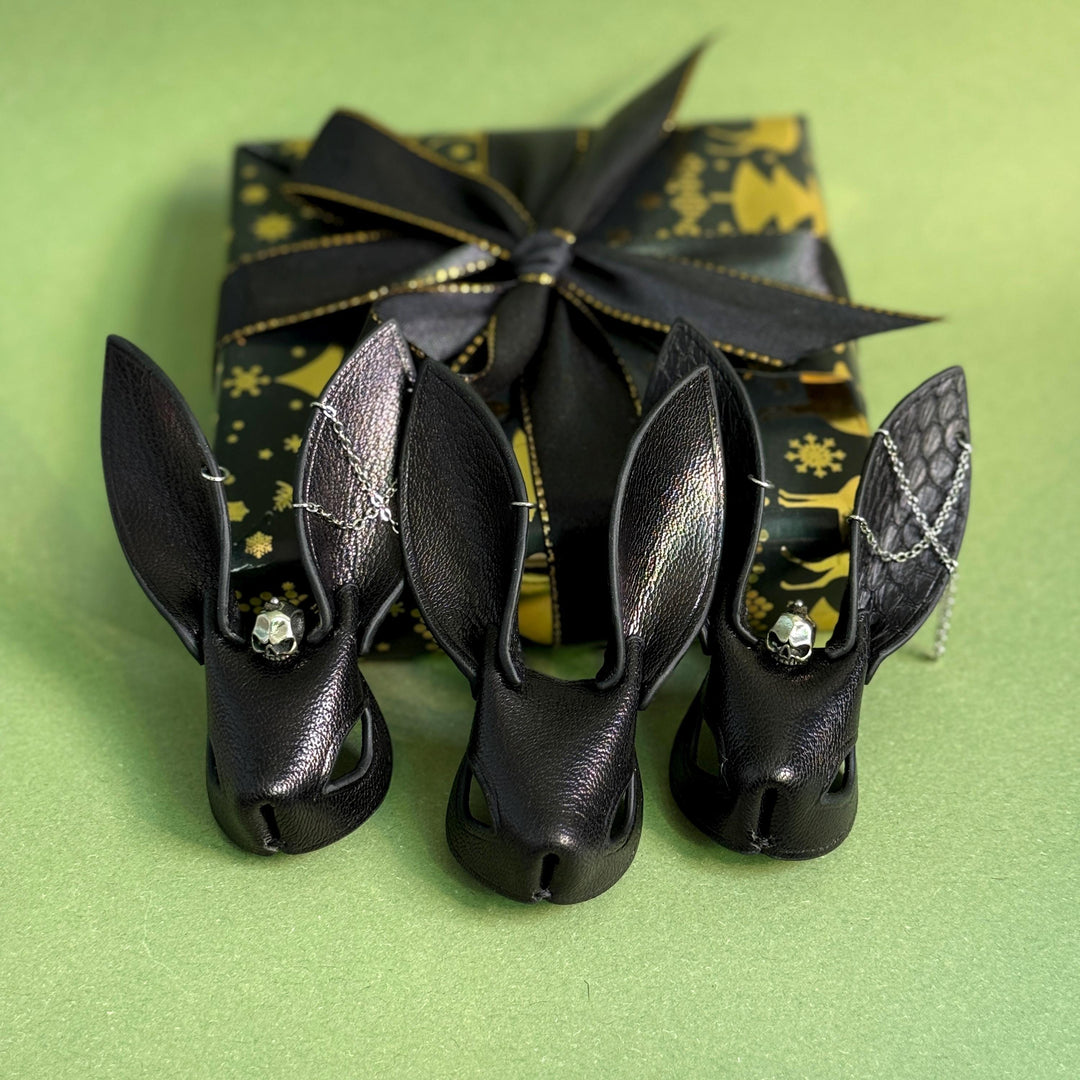 Wicked Lambskin Bunny Bag Charm — product photograph 9