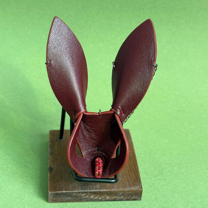 Dark Gothic Snakeskin Bunny Bag Charm — product photograph 10