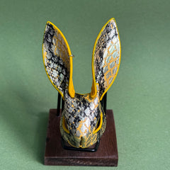 Gothic Lambskin & Snakeskin Bunny Bag Charm — product photograph 8