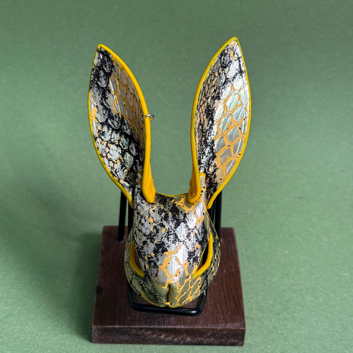 Gothic Lambskin & Snakeskin Bunny Bag Charm — product photograph 8
