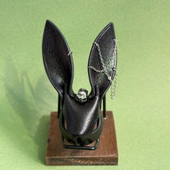 Wicked Lambskin Bunny Bag Charm — product photograph 11