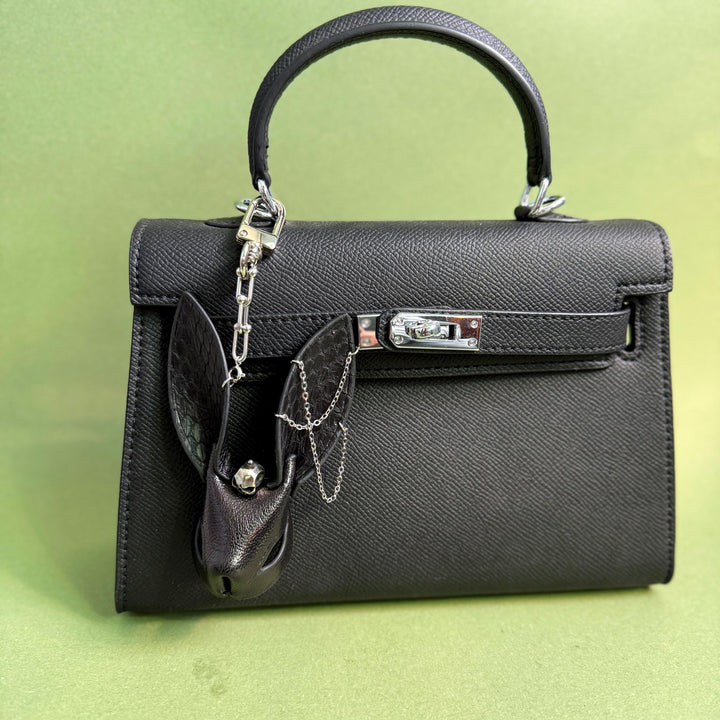 Wicked Lambskin Bunny Bag Charm — product photograph 5