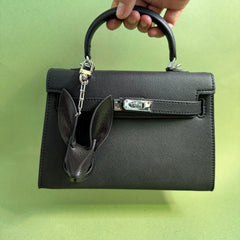 Wicked Lambskin Bunny Bag Charm — product photograph 3