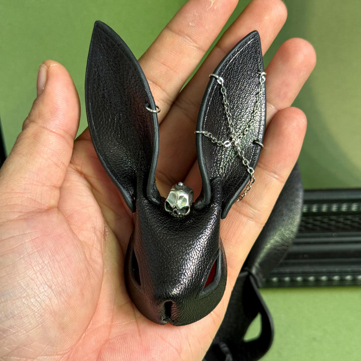 Wicked Lambskin Bunny Bag Charm — product photograph 6