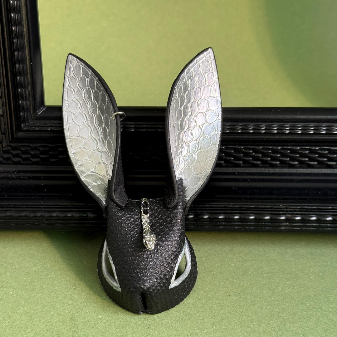 Gothic Snakeskin Bunny Bag Charm — product photograph 11