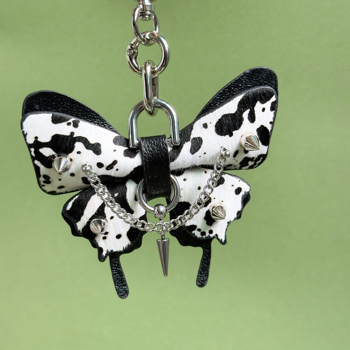Horsehair Leather Butterfly Bag Charm — product photograph 7