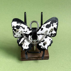 Horsehair Leather Butterfly Bag Charm — product photograph 8