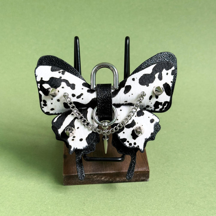 Horsehair Leather Butterfly Bag Charm — product photograph 8