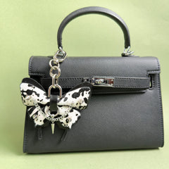 Horsehair Leather Butterfly Bag Charm — product photograph 3