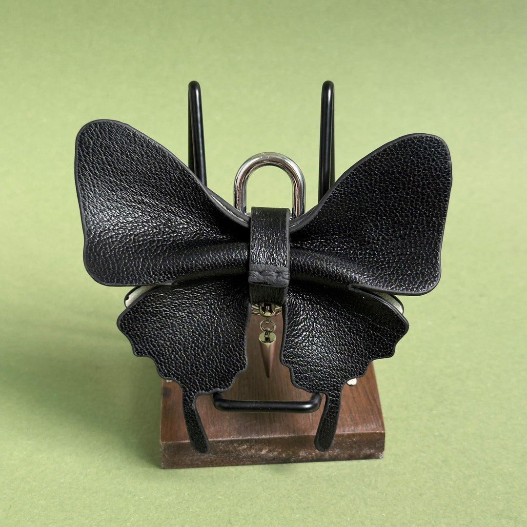 Horsehair Leather Butterfly Bag Charm — product photograph 9