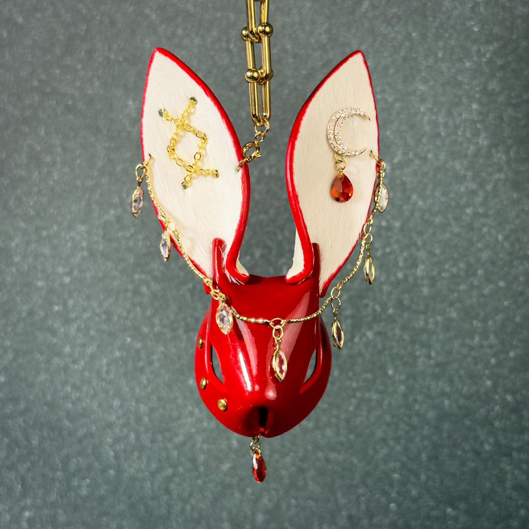 Gothic Horsehair Rabbit Bag Charm — product photograph 15