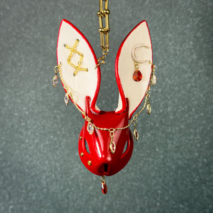 Gothic Horsehair Rabbit Bag Charm — product photograph 15